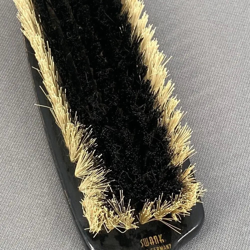 VTG Swank Lint Brush Clothes Grooming Brush West Germany Wood Handle Old Money